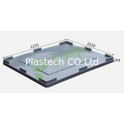 自動車工場のための頑丈なプラスチック折りたたみの大きい容器1200x1000x975mm