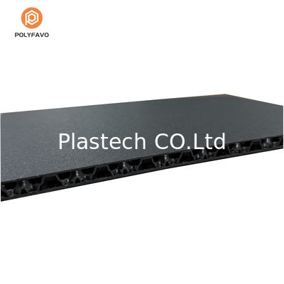 フライトケースのための粗質質感10mmブラックPPハニーキャムボード