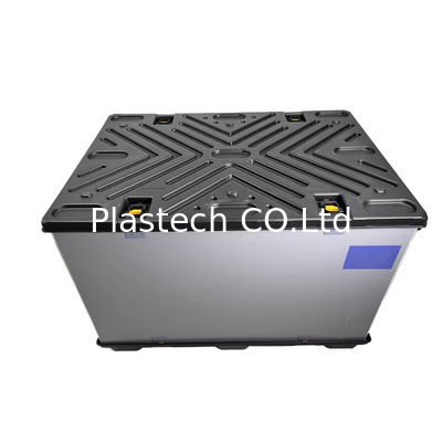 1600x1145x1067mm スリーブ包装、パレット積み重ね可能なプラスチック製輸送コンテナ