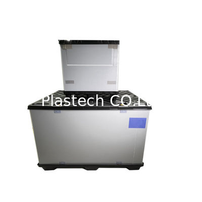 1600x1145x1067mm スリーブ包装、パレット積み重ね可能なプラスチック製輸送コンテナ