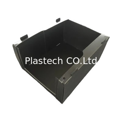 カスタマイズされたサイズ ターンオーバー ボックス 積み重ねられるピックビン プラスチック 倉庫部品 ボックス 標識板 簡単に識別