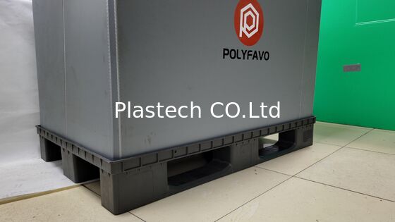 1200×800mm PP ハニーコム 折りたたみ容器 折りたたみ 可返品パレットボックス