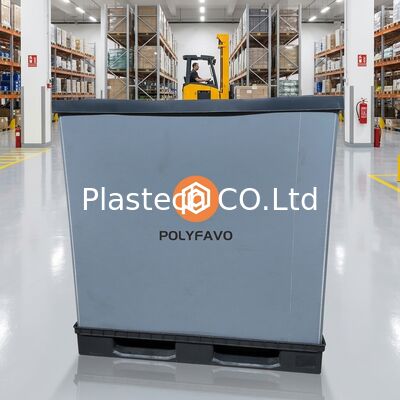 1200x800mm 物流 包装 配送 箱 収納 容器 PP ハニーコム パネル スリーブボックス